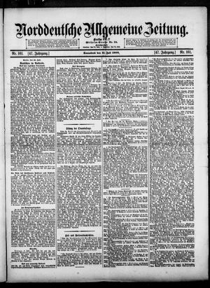 Norddeutsche allgemeine Zeitung vom 11.07.1908