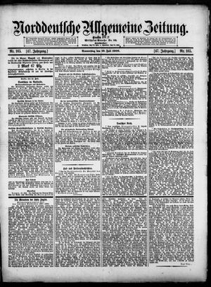 Norddeutsche allgemeine Zeitung vom 16.07.1908
