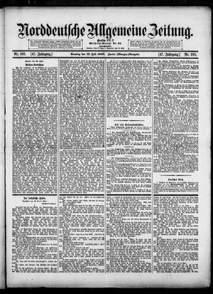 Norddeutsche allgemeine Zeitung vom 19.07.1908