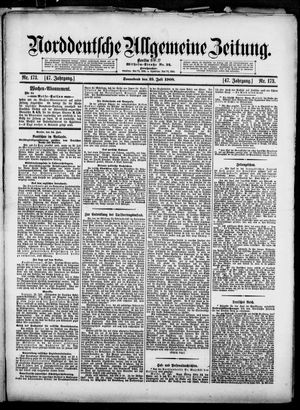 Norddeutsche allgemeine Zeitung vom 25.07.1908