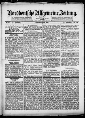 Norddeutsche allgemeine Zeitung vom 31.07.1908