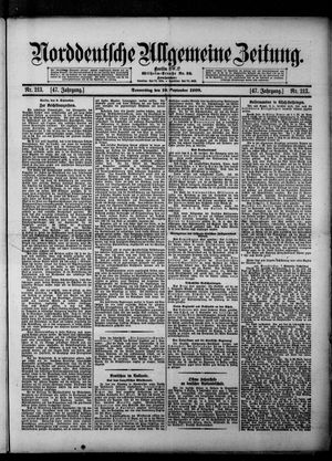 Norddeutsche allgemeine Zeitung vom 10.09.1908
