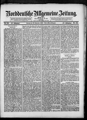 Norddeutsche allgemeine Zeitung vom 20.09.1908