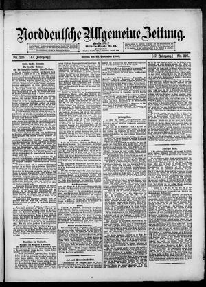 Norddeutsche allgemeine Zeitung vom 25.09.1908