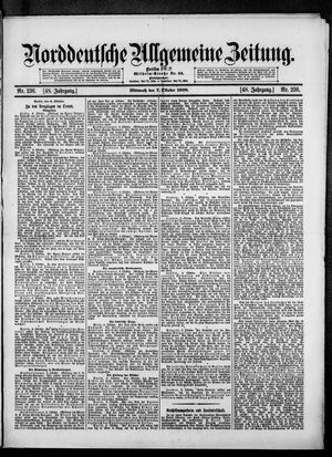 Norddeutsche allgemeine Zeitung vom 07.10.1908