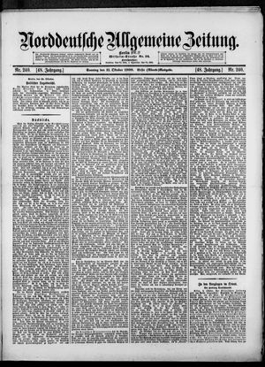 Norddeutsche allgemeine Zeitung vom 11.10.1908