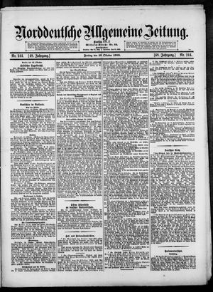 Norddeutsche allgemeine Zeitung vom 16.10.1908