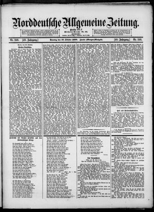 Norddeutsche allgemeine Zeitung vom 18.10.1908