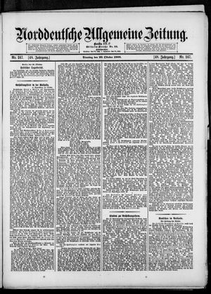 Norddeutsche allgemeine Zeitung vom 20.10.1908