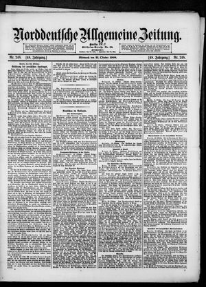 Norddeutsche allgemeine Zeitung vom 21.10.1908