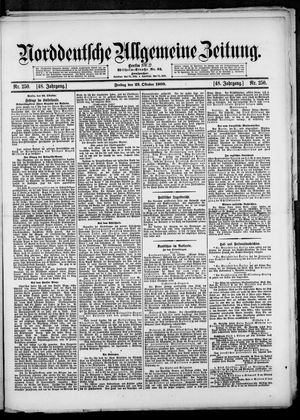 Norddeutsche allgemeine Zeitung vom 23.10.1908