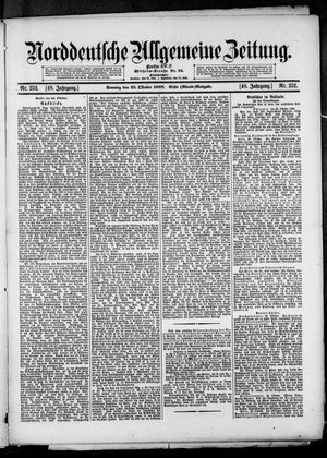 Norddeutsche allgemeine Zeitung vom 25.10.1908