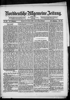 Norddeutsche allgemeine Zeitung vom 25.10.1908