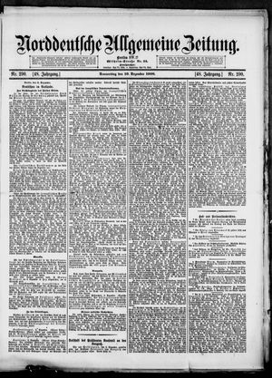 Norddeutsche allgemeine Zeitung vom 10.12.1908
