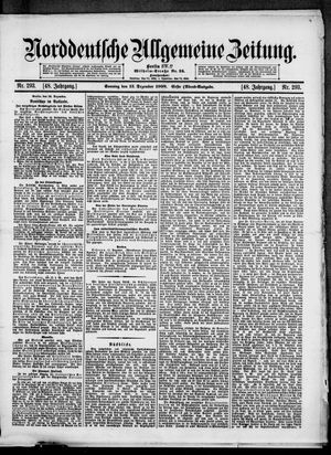 Norddeutsche allgemeine Zeitung vom 13.12.1908