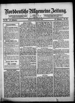 Norddeutsche allgemeine Zeitung vom 23.12.1908