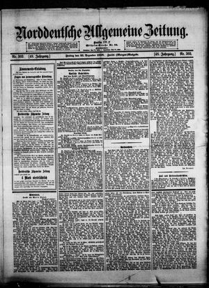 Norddeutsche allgemeine Zeitung vom 25.12.1908