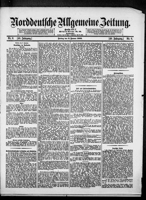 Norddeutsche allgemeine Zeitung vom 08.01.1909
