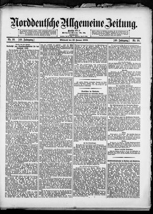 Norddeutsche allgemeine Zeitung vom 13.01.1909