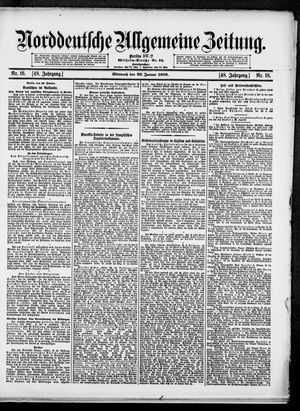 Norddeutsche allgemeine Zeitung vom 20.01.1909