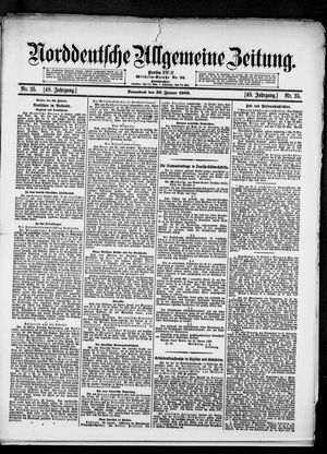 Norddeutsche allgemeine Zeitung on Jan 30, 1909