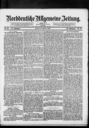 Norddeutsche allgemeine Zeitung vom 05.02.1909