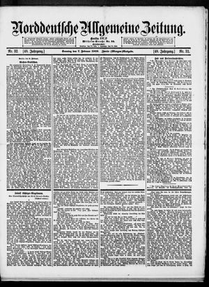 Norddeutsche allgemeine Zeitung vom 07.02.1909