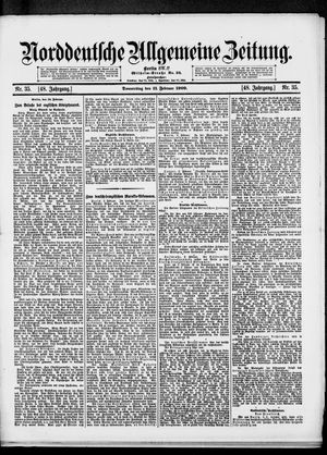 Norddeutsche allgemeine Zeitung vom 11.02.1909