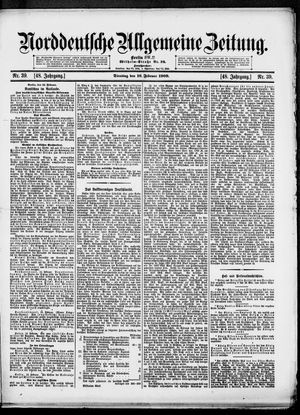 Norddeutsche allgemeine Zeitung vom 16.02.1909