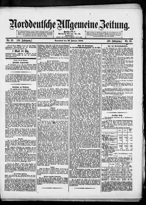 Norddeutsche allgemeine Zeitung vom 20.02.1909