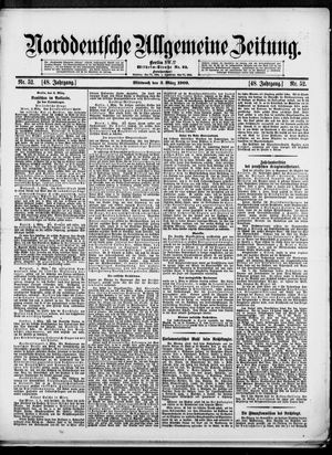 Norddeutsche allgemeine Zeitung vom 03.03.1909