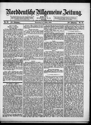 Norddeutsche allgemeine Zeitung vom 04.03.1909