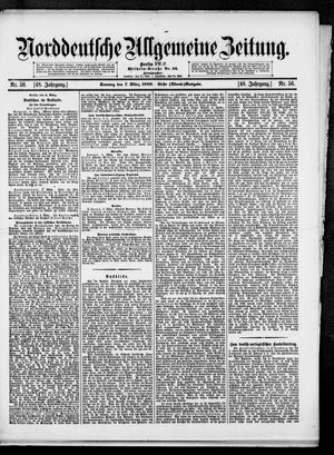 Norddeutsche allgemeine Zeitung vom 07.03.1909