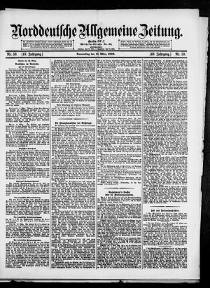 Norddeutsche allgemeine Zeitung vom 11.03.1909