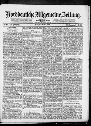 Norddeutsche allgemeine Zeitung vom 12.03.1909