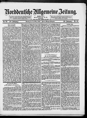 Norddeutsche allgemeine Zeitung vom 14.03.1909