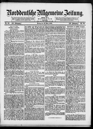 Norddeutsche allgemeine Zeitung vom 19.03.1909