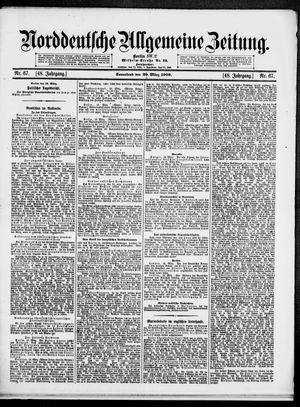 Norddeutsche allgemeine Zeitung vom 20.03.1909