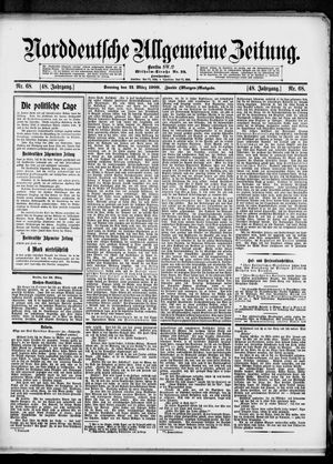 Norddeutsche allgemeine Zeitung vom 21.03.1909