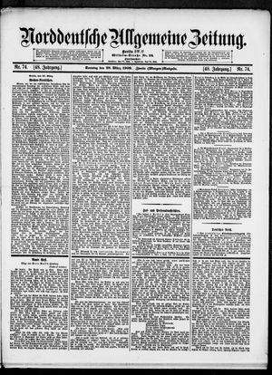 Norddeutsche allgemeine Zeitung vom 28.03.1909