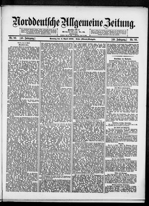 Norddeutsche allgemeine Zeitung vom 04.04.1909