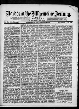 Norddeutsche allgemeine Zeitung vom 02.05.1909