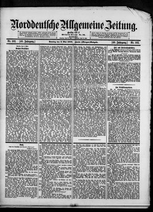 Norddeutsche allgemeine Zeitung vom 02.05.1909