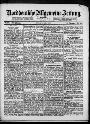 Norddeutsche allgemeine Zeitung vom 05.05.1909