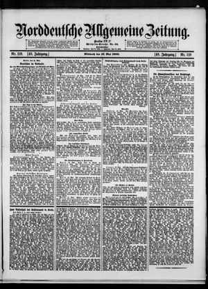 Norddeutsche allgemeine Zeitung vom 12.05.1909