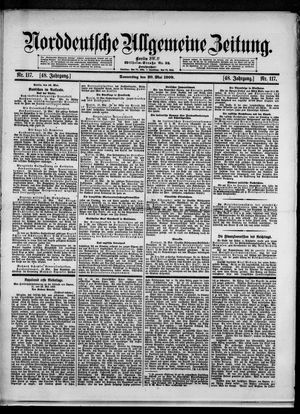 Norddeutsche allgemeine Zeitung vom 20.05.1909