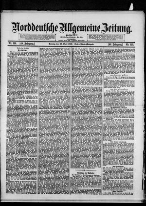 Norddeutsche allgemeine Zeitung vom 23.05.1909