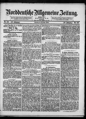 Norddeutsche allgemeine Zeitung vom 25.05.1909