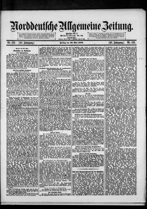 Norddeutsche allgemeine Zeitung vom 28.05.1909
