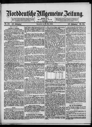 Norddeutsche allgemeine Zeitung vom 29.05.1909
